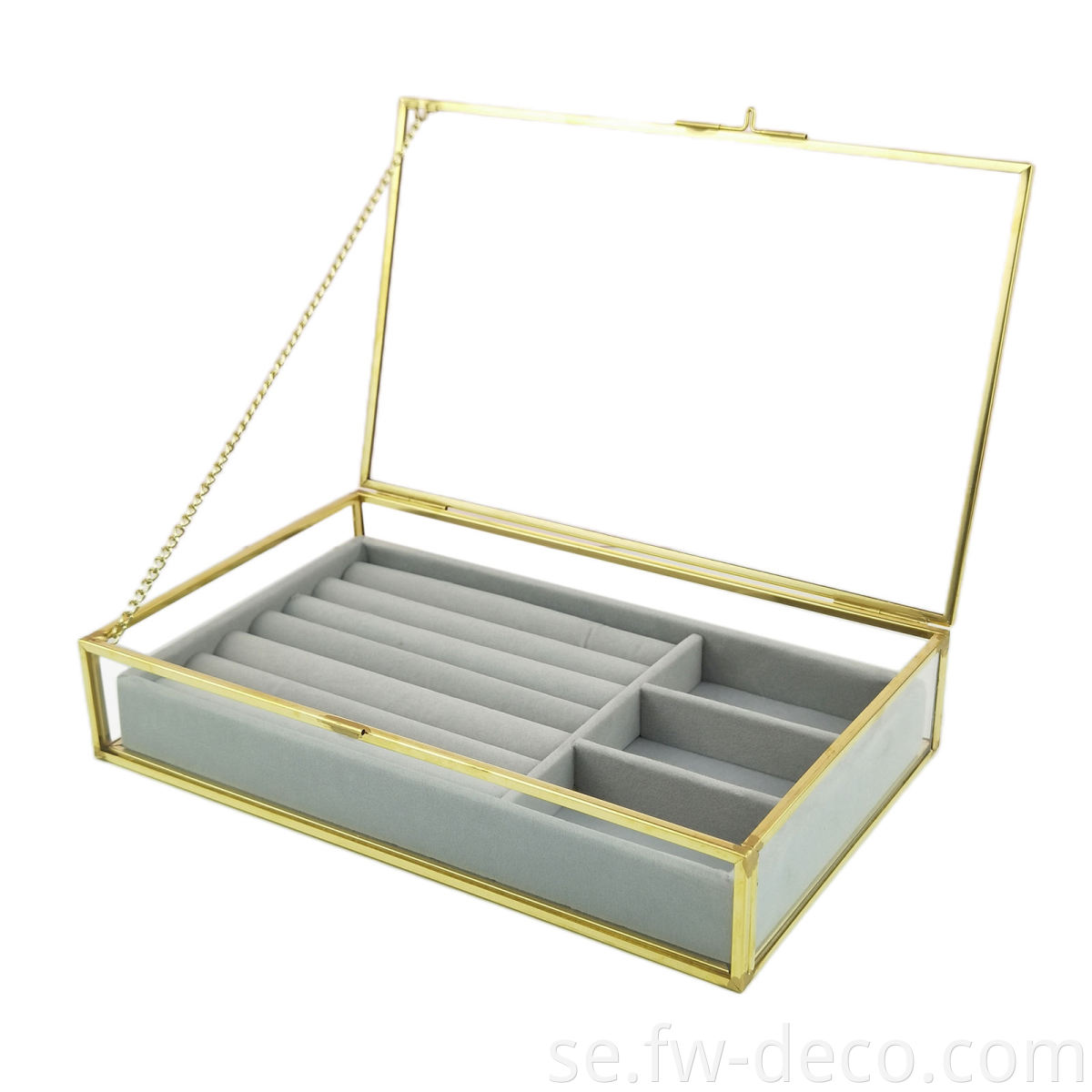 Glass Jewelry Box